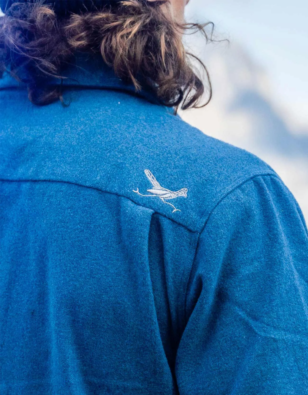 SNAP FRONT FLANNEL JACKET - GULF COAST sold by Baja Llama product image thumbnail 3