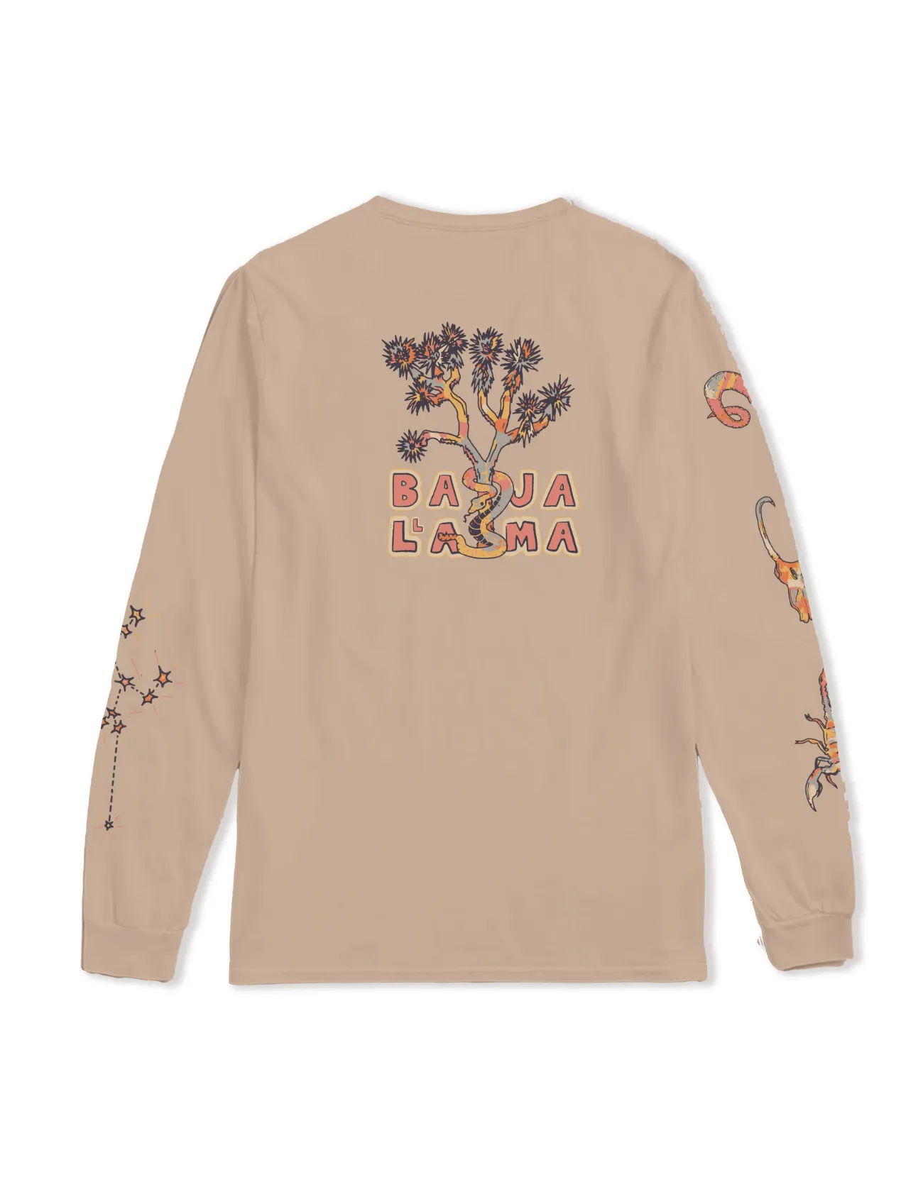 DANGEROUS DESERT - LONG SLEEVE PRIMO GRAPHIC TEE sold by Baja Llama product image thumbnail 2