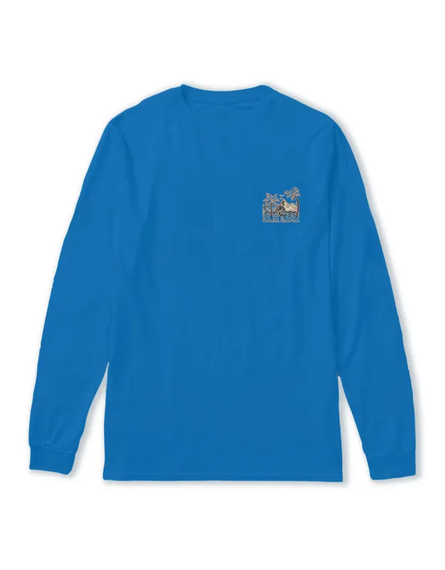 WAVY DAYZ - LONG SLEEVE PRIMO GRAPHIC TEE sold by Baja Llama