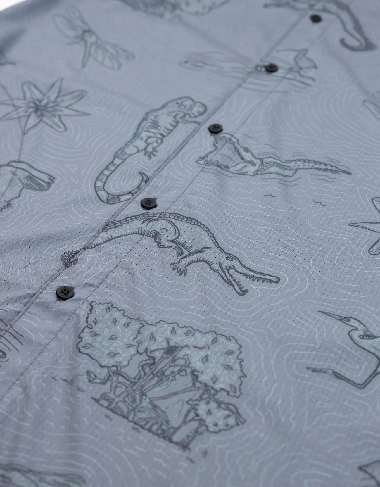 EL MANGLAR - MOJAVE PERFORATED BUTTON UP sold by Baja Llama product image thumbnail 2