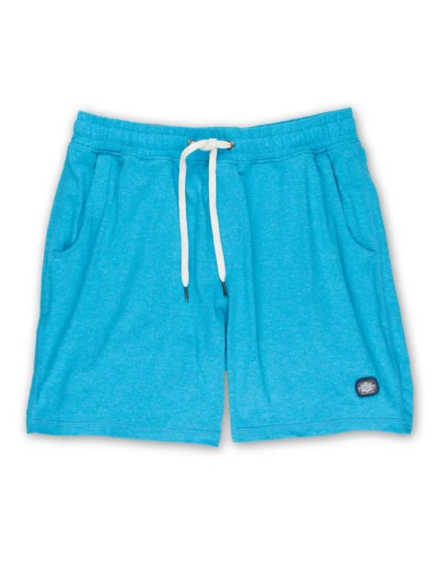 MACH ZERO LOUNGE SHORTS - ADRIATIC BLUE sold by Baja Llama