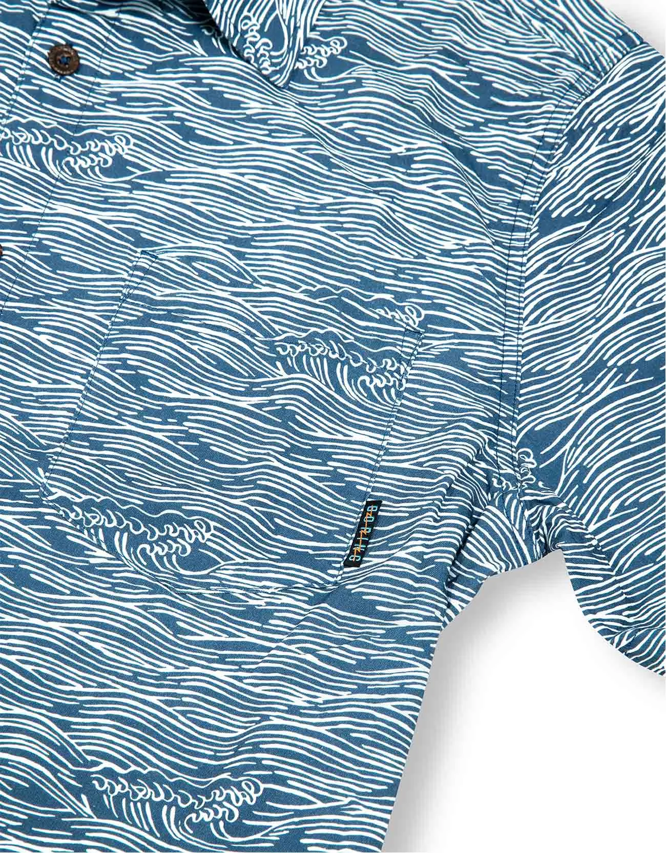 ROLL TIDES DEEP SEA - 7-SEAS™ BUTTON UP sold by Baja Llama product image thumbnail 3