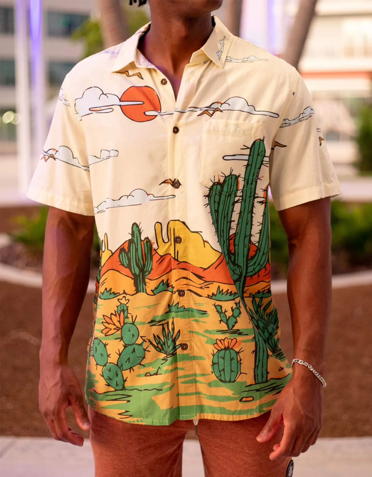 A STAY AT THE WESTERN - 7-SEAS™ BUTTON UP sold by Baja Llama product image thumbnail 2