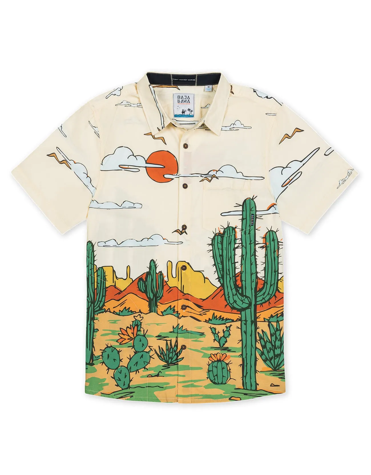 A STAY AT THE WESTERN - 7-SEAS™ BUTTON UP sold by Baja Llama