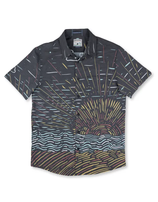 SUNBURST BLACK - VAGABOND™ BUTTON UP sold by Baja Llama