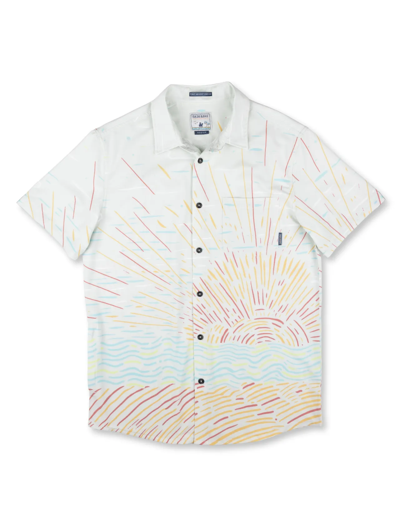 SUNBURST CREAM - VAGABOND™ BUTTON UP sold by Baja Llama