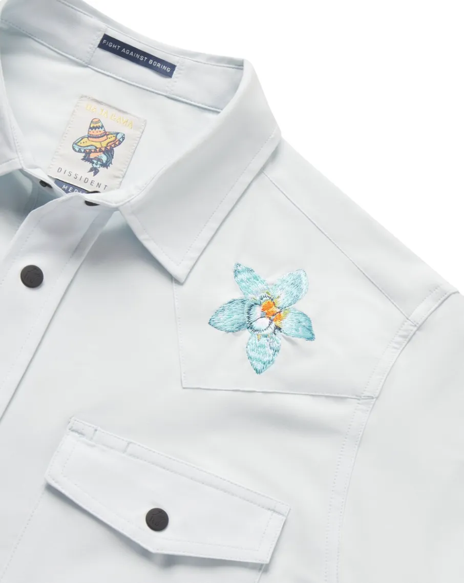 FLORAL PROJECT - DISSIDENT WESTERN FRONT SNAP BUTTON UP sold by Baja Llama product image thumbnail 2