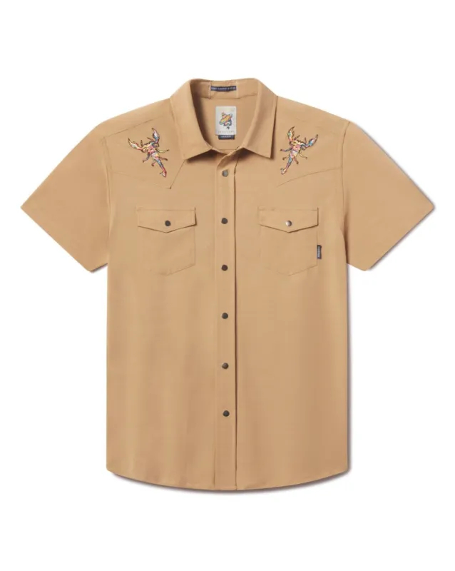 2 STINGERS - DISSIDENT WESTERN FRONT SNAP BUTTON UP sold by Baja Llama