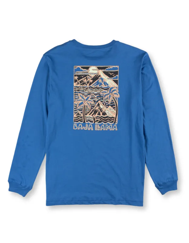 WAVY DAYZ - LONG SLEEVE PRIMO FINAL SALE GRAPHIC TEE sold by Baja Llama