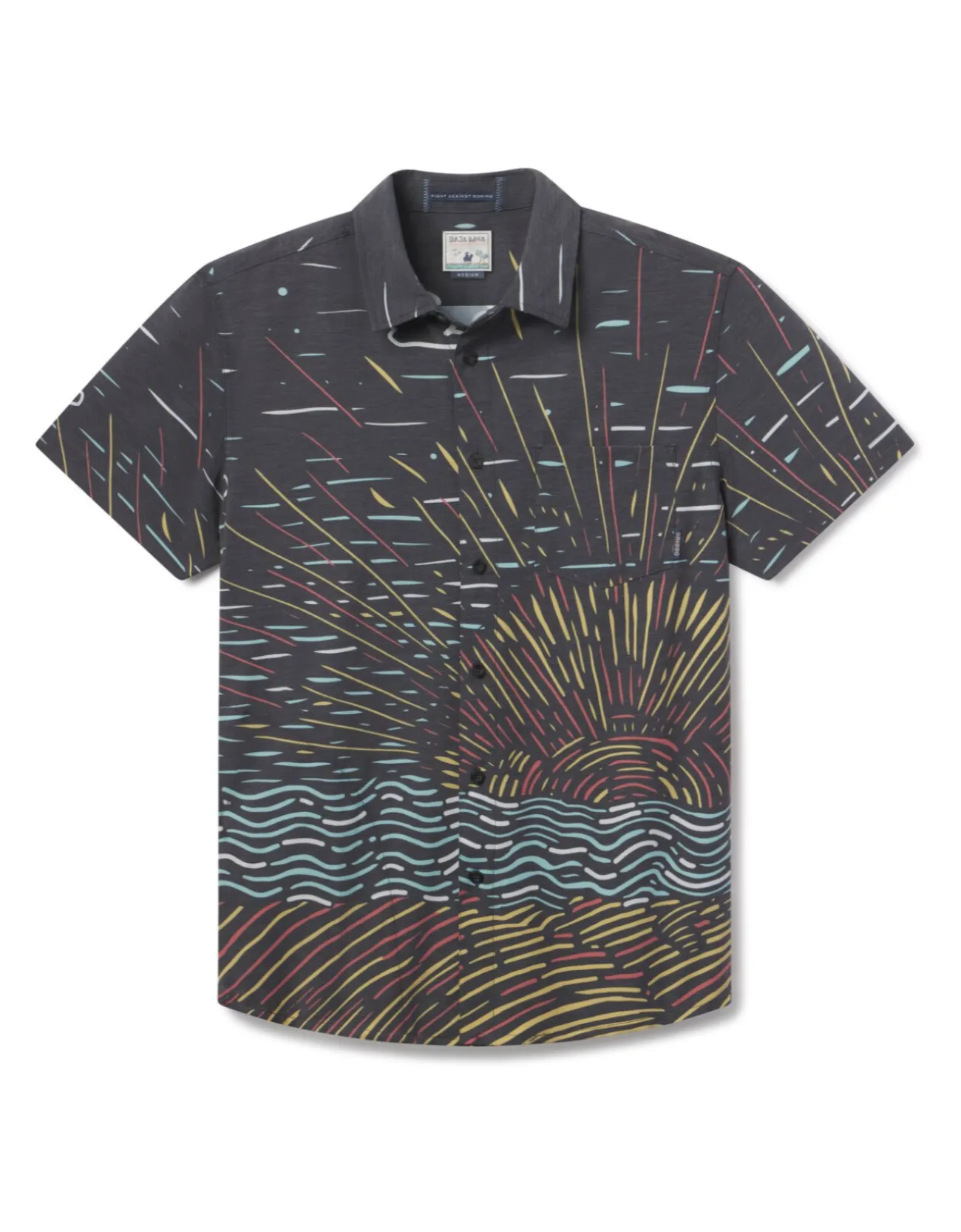 SUNBURST BLACK - VAGABOND™ FINAL SALE BUTTON UP sold by Baja Llama