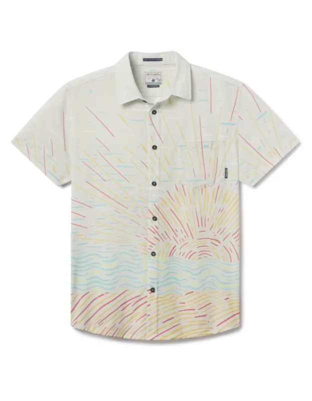 SUNBURST CREAM - VAGABOND™ FINAL SALE BUTTON UP sold by Baja Llama