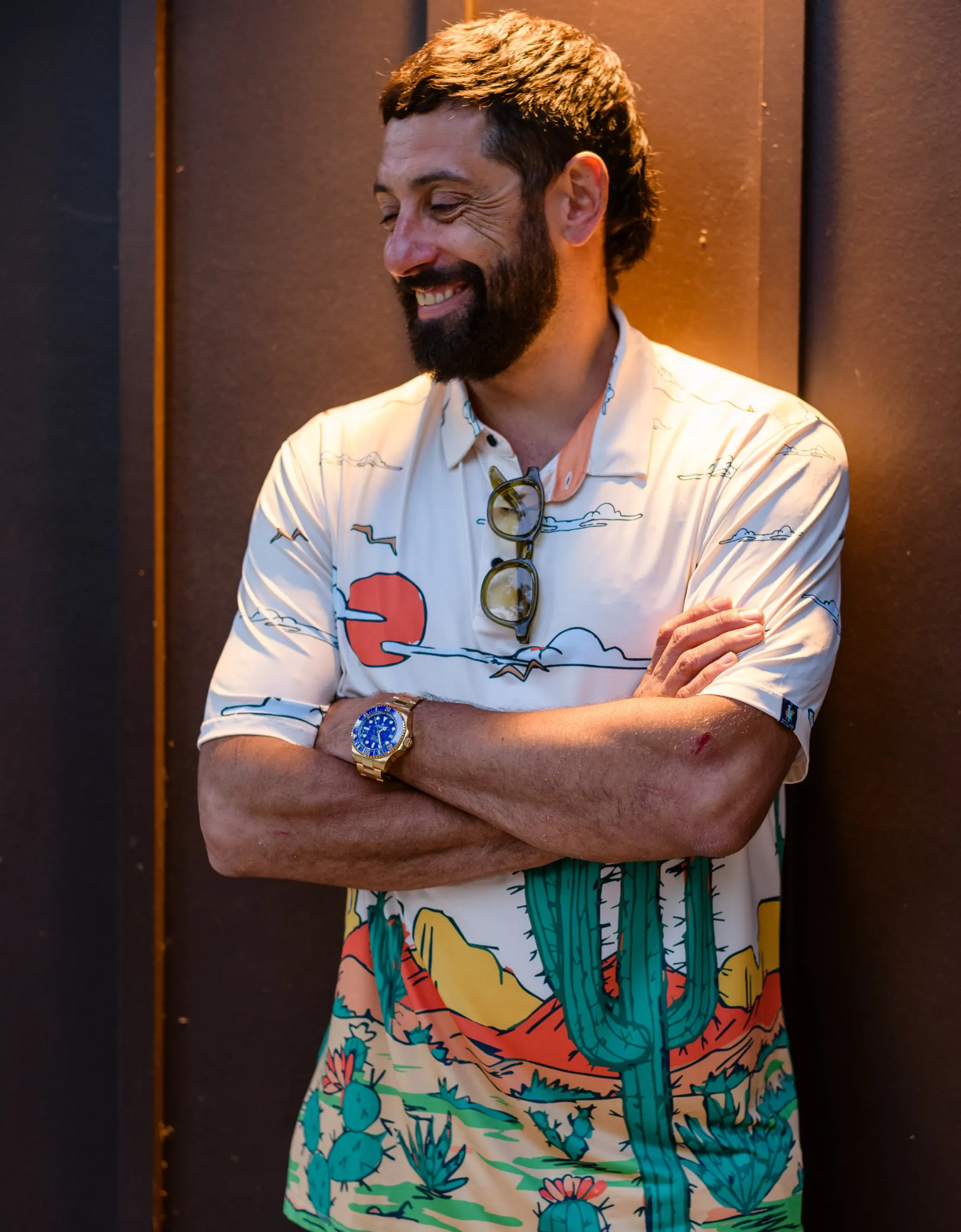 STAY AT THE WESTERN - FINAL SALE SWINGERS PERFORMANCE POLO sold by Baja Llama product image thumbnail 2