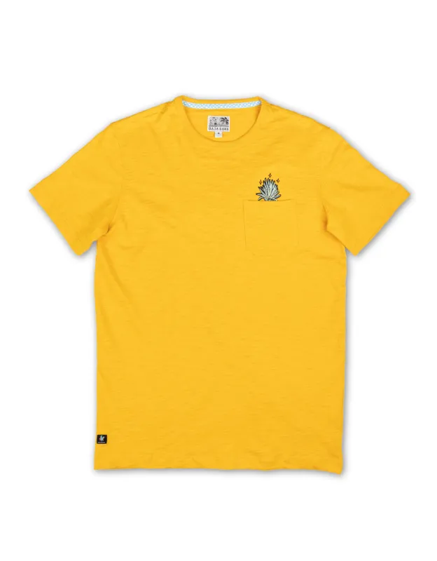 EL SATIVO AGAVE - FINAL SALE SLUB PIMA POCKET TEE sold by Baja Llama