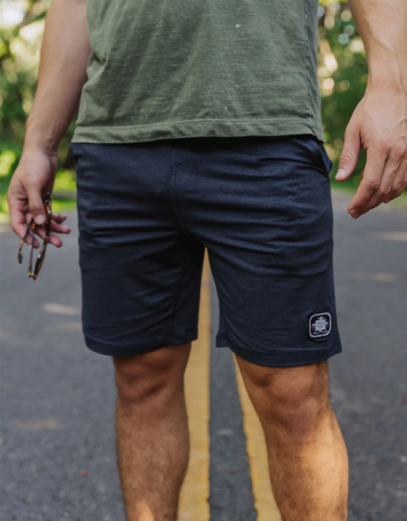 MACH ZERO LOUNGE SHORTS - NAVY sold by Baja Llama product image thumbnail 2