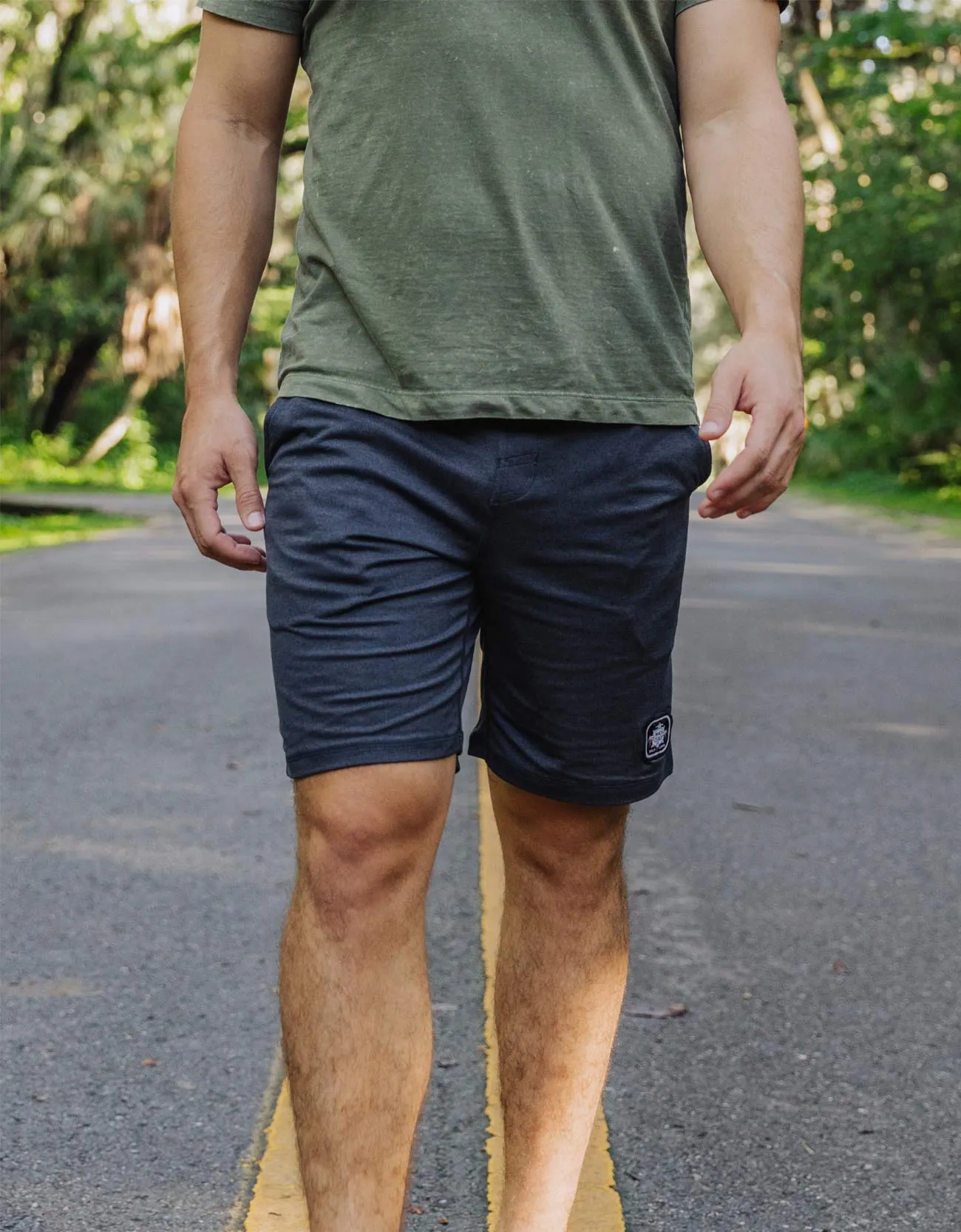 MACH ZERO LOUNGE SHORTS - NAVY sold by Baja Llama product image thumbnail 3