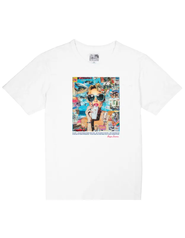 COLLAGE OF LIFE - PRIMO S.E. HEAVY TEE made by Baja Llama