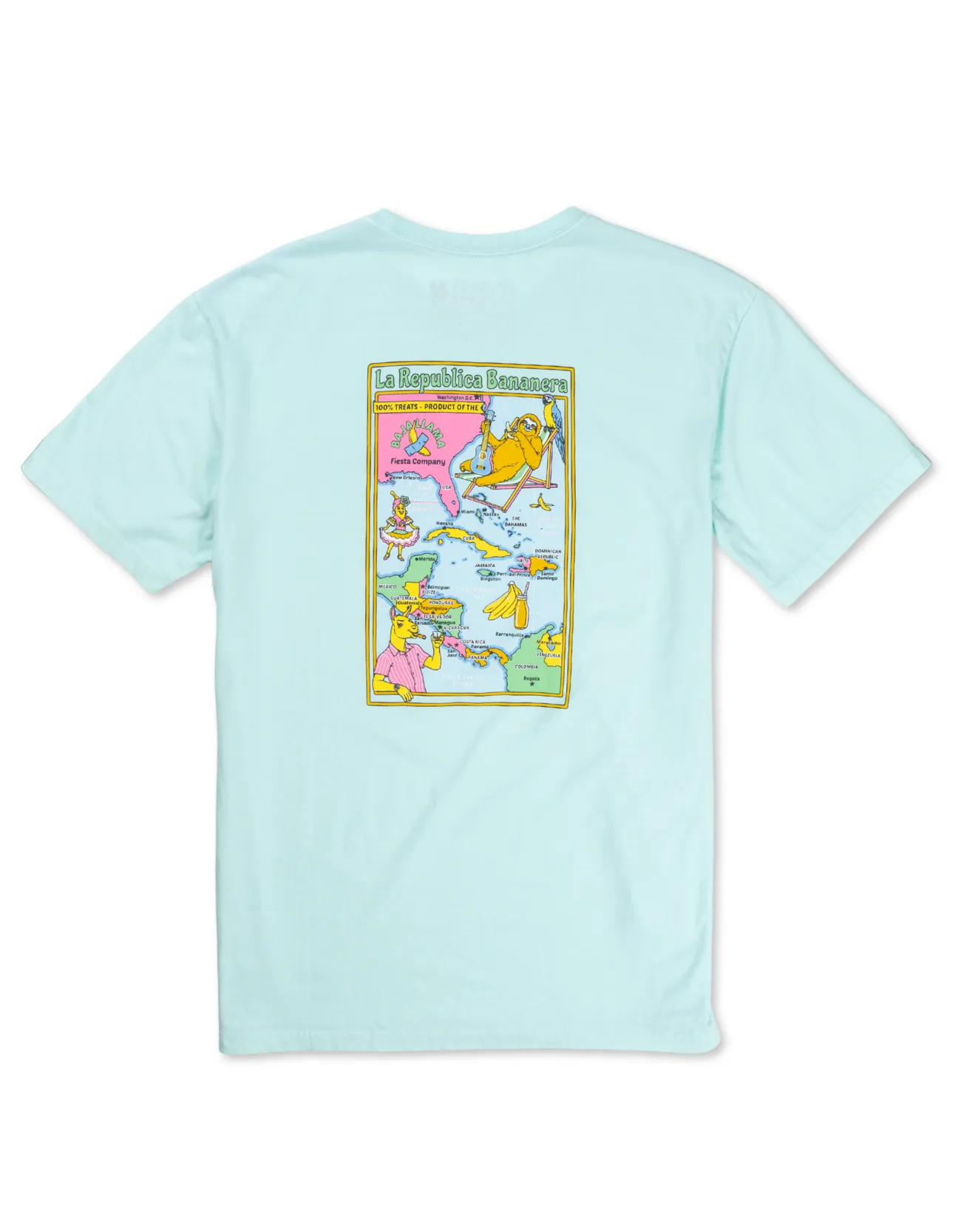 LA REPUBLICA BANANERA - ICY MINT PRIMO GRAPHIC TEE sold by Baja Llama