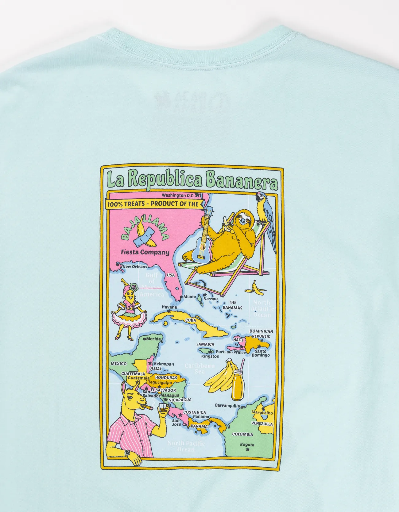 LA REPUBLICA BANANERA - ICY MINT PRIMO GRAPHIC TEE sold by Baja Llama product image thumbnail 4