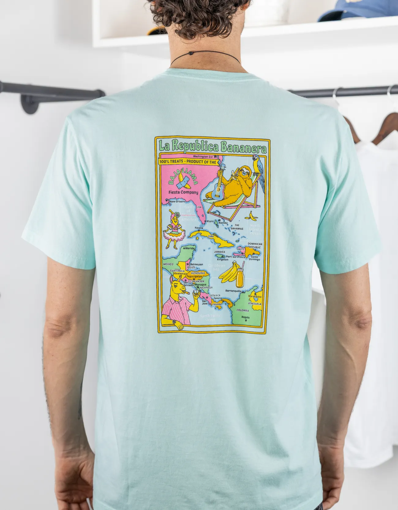 LA REPUBLICA BANANERA - ICY MINT PRIMO GRAPHIC TEE sold by Baja Llama product image thumbnail 2