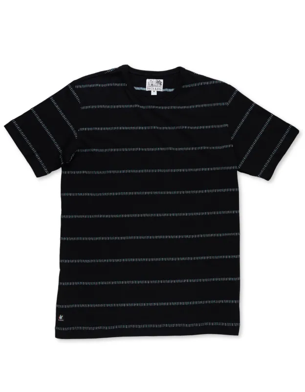 BLACK - ONASSIS JACQUARD TEE made by Baja Llama