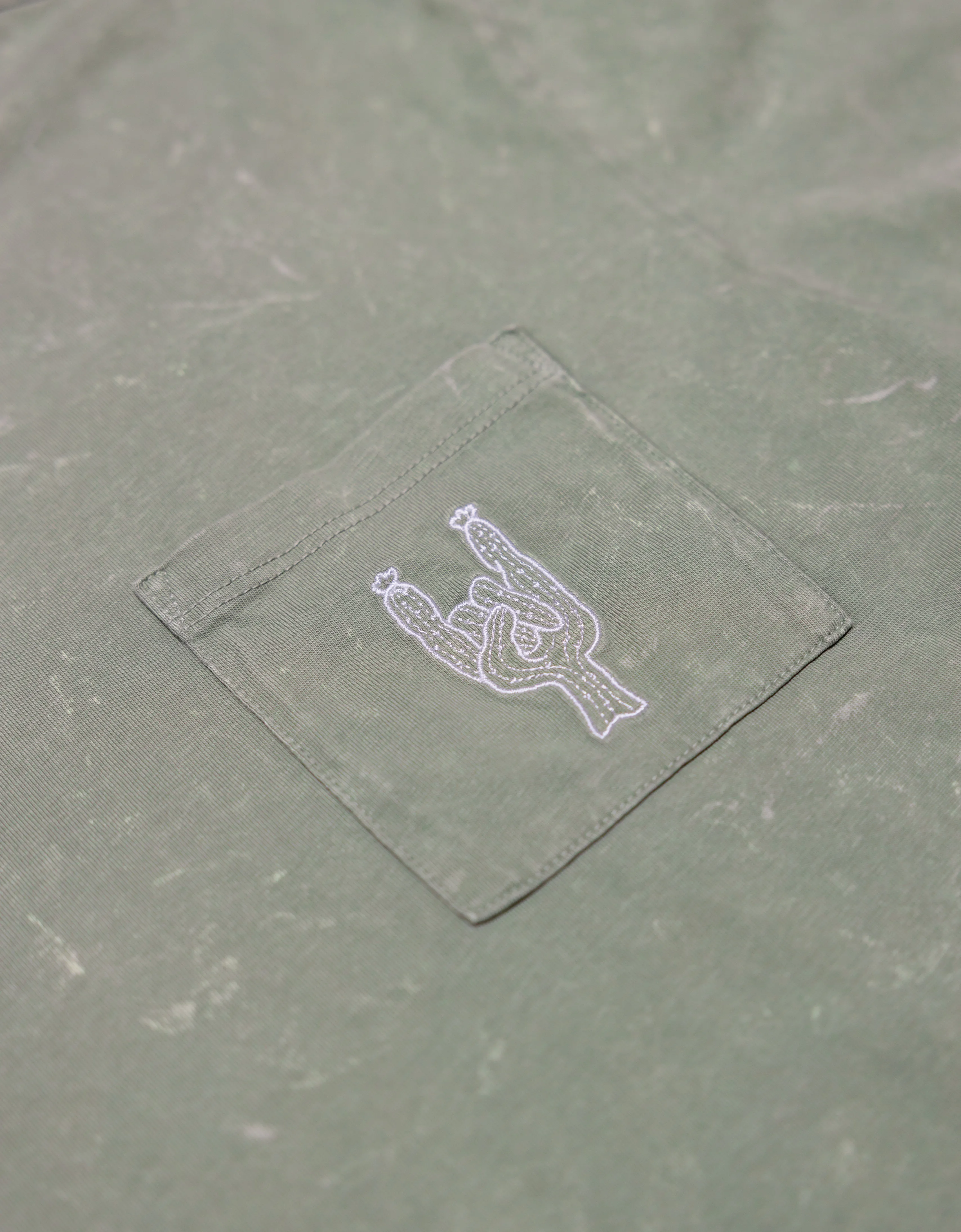GREATFUL DYED - ROCK ON CYPRESS GREEN HEAVY TEE sold by Baja Llama product image thumbnail 2