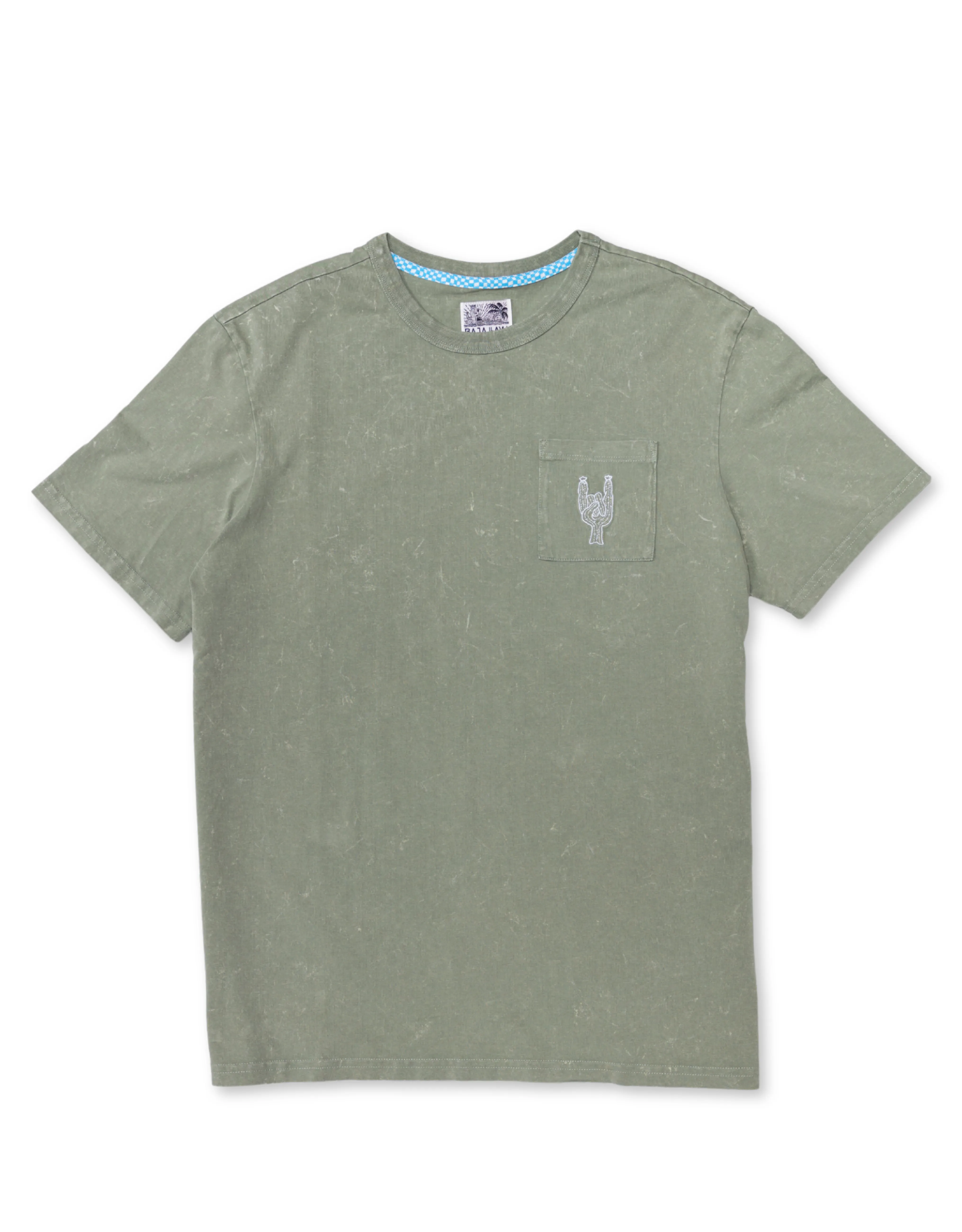 GREATFUL DYED - ROCK ON CYPRESS GREEN HEAVY TEE sold by Baja Llama