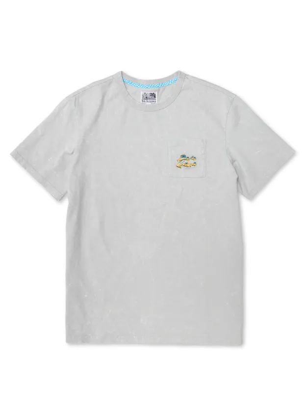 GREATFUL DYED - SHORELINE SMOKE HEAVY TEE made by Baja Llama