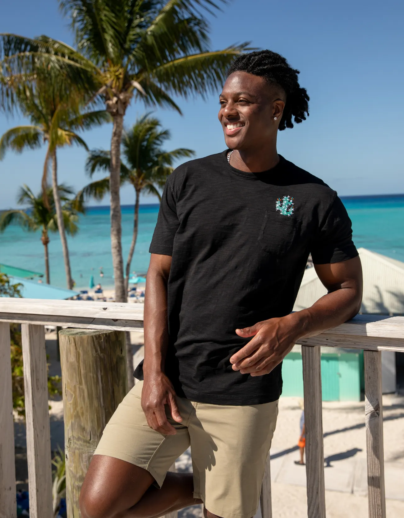 CACTUS - SLUB PIMA POCKET TEE sold by Baja Llama product image thumbnail 2