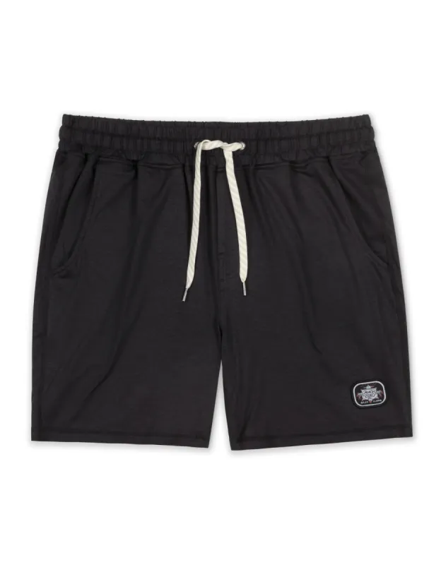 MACH ZERO LOUNGE SHORTS - BLACK sold by Baja Llama