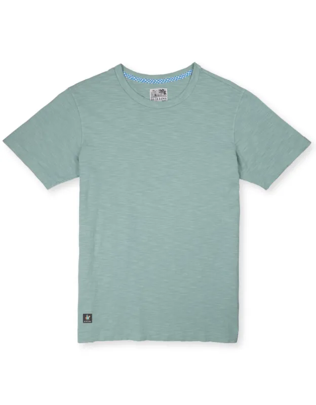 SOLID SAGE GREEN - SLUB PIMA TEE sold by Baja Llama