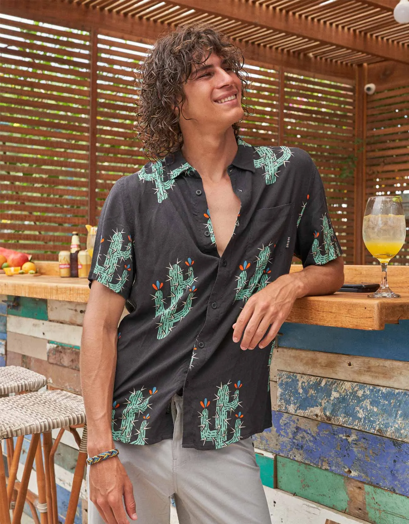 ALL MY FRIENDS ARE PRICKS - NIGHTHAWK™ BUTTON UP sold by Baja Llama product image thumbnail 2