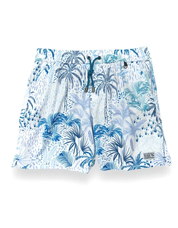 WHITE HOT TROPICS - STRETCH SWIMSUIT sold by Baja Llama
