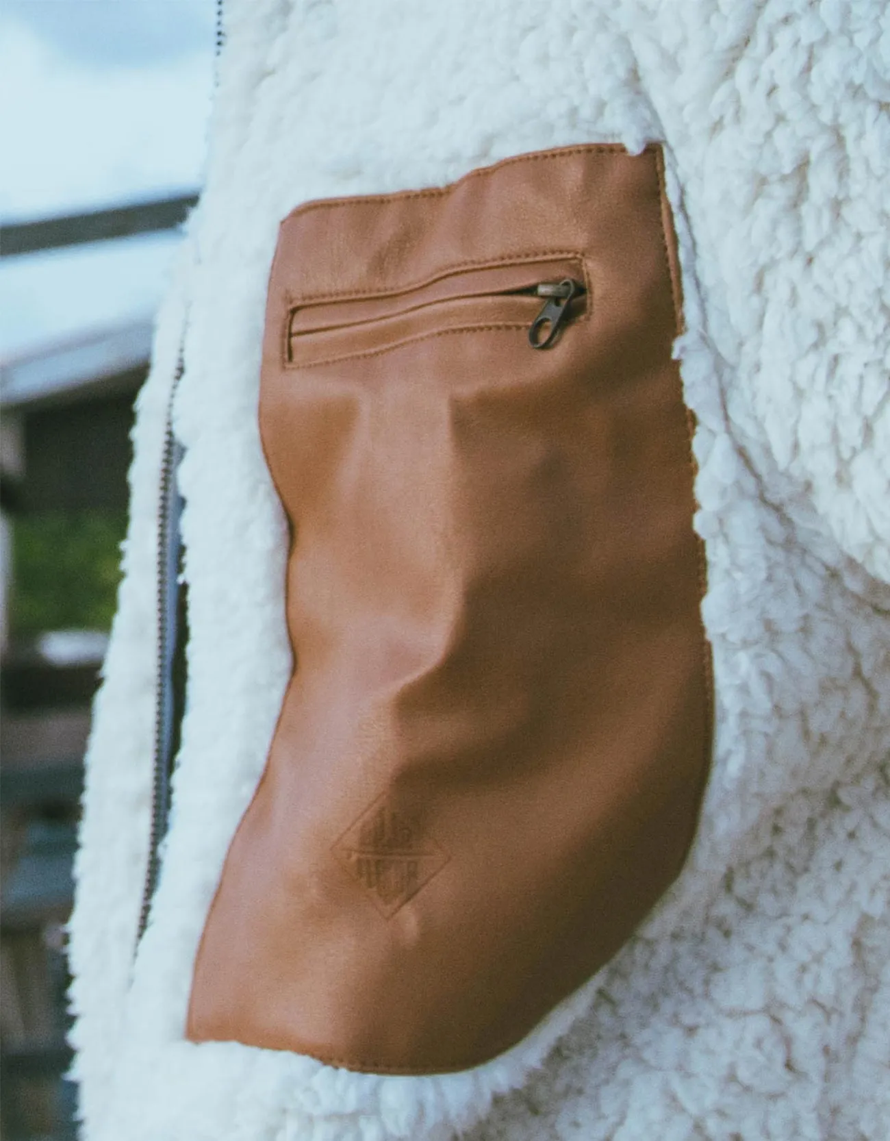 THE DEEP SHAG SHERPA - CREAM & TAN sold by Baja Llama product image thumbnail 3