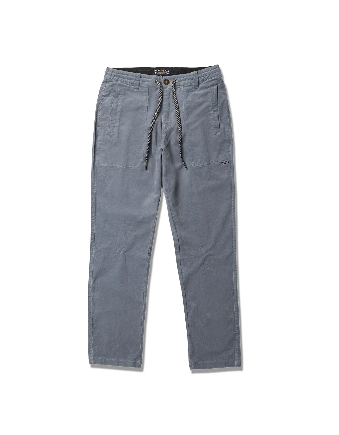 ARROYO - STEEL BLUE STRETCH CORDUROY WALK PANTS sold by Baja Llama