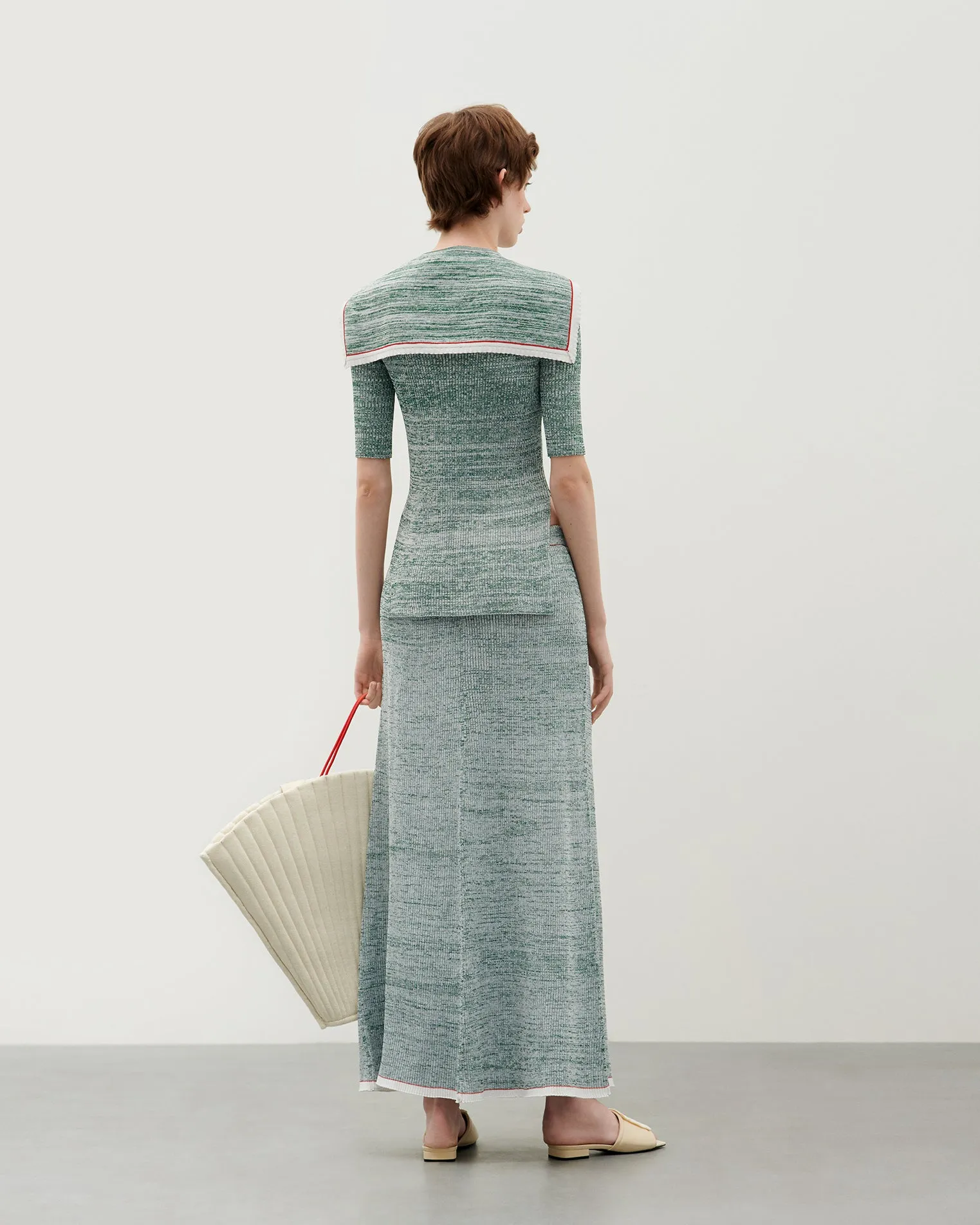 MELANGE SKIRT sold by Bevza product image thumbnail 3