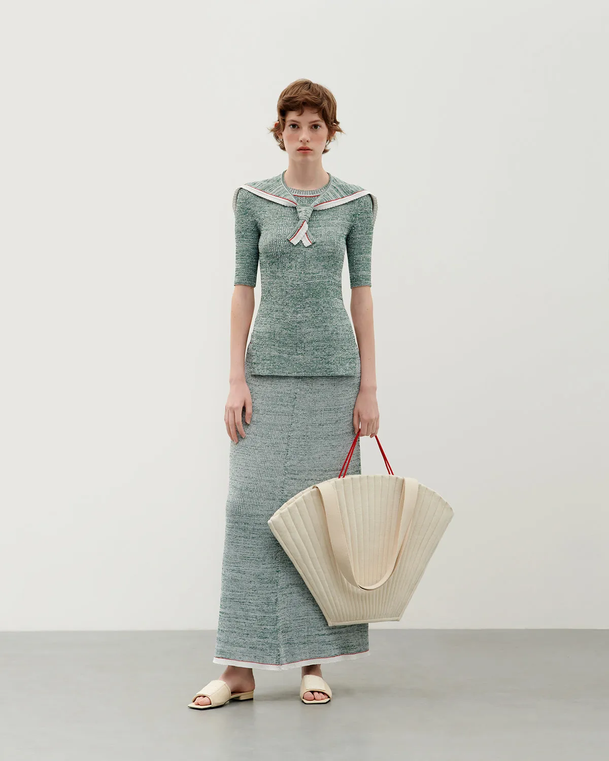 MELANGE SKIRT sold by Bevza product image thumbnail 2