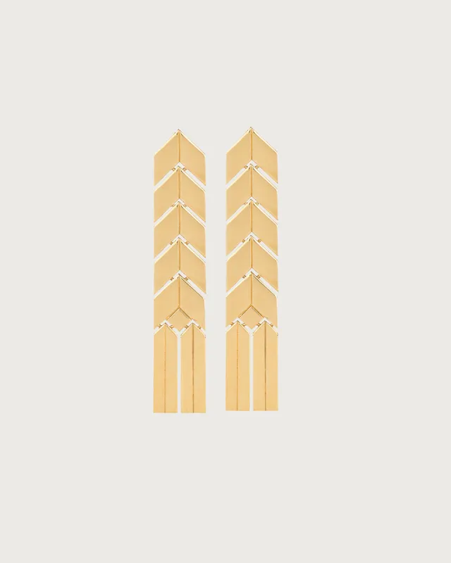 Сережки Плоскі Колоски sold by Bevza