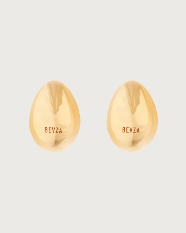 MEDIUM EGG EARRINGS sold by Bevza