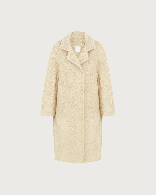 BUCKLED WOOL COAT sold by Bevza