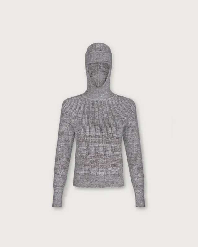 'Knyahynya' Sweater with Balaclava sold by Bevza