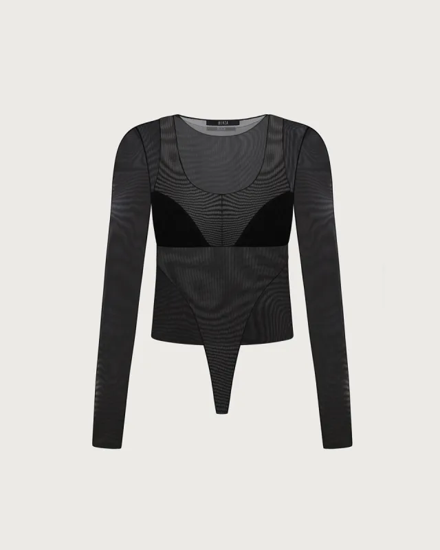 Боді з довгими рукавами made by Bevza