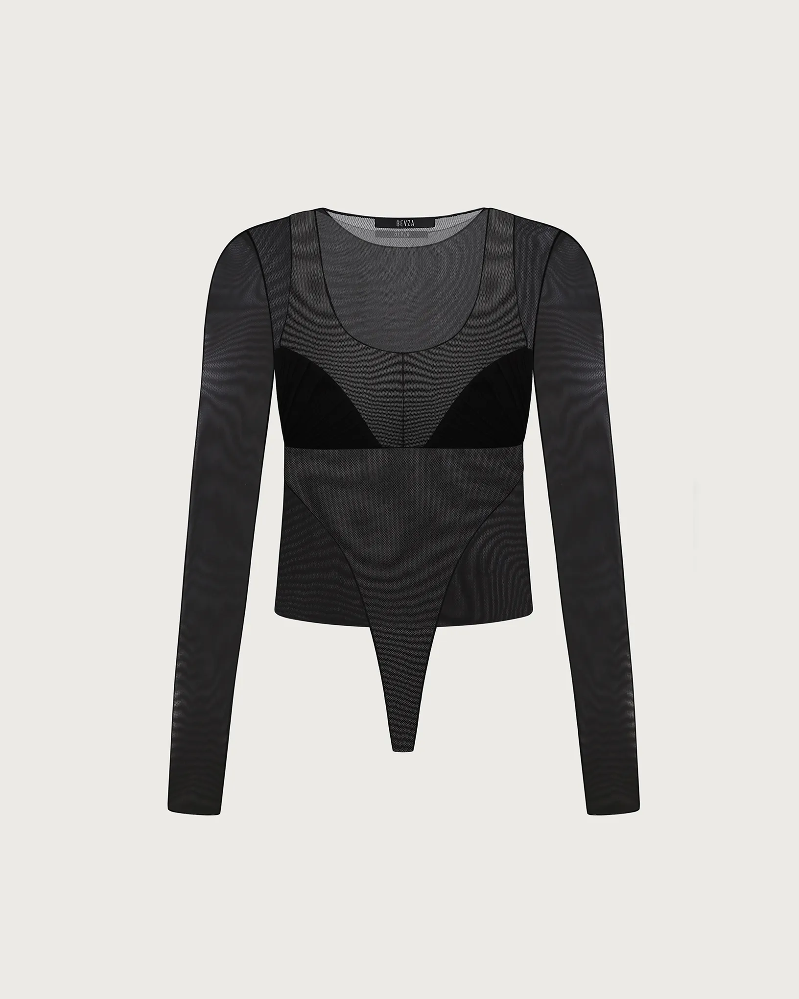 Боді з довгими рукавами sold by Bevza