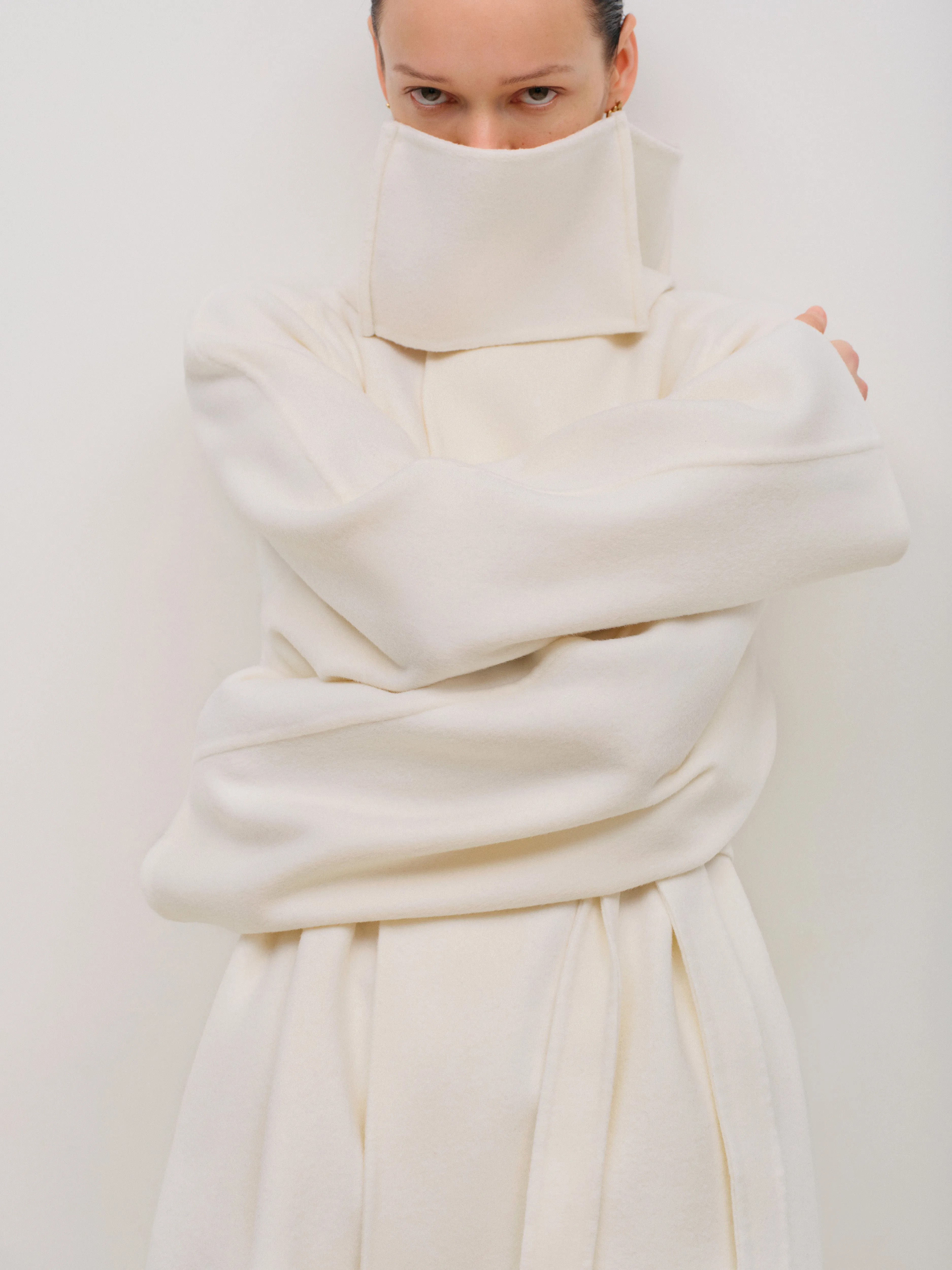 Пальто зі стійким коміром sold by Bevza product image thumbnail 4