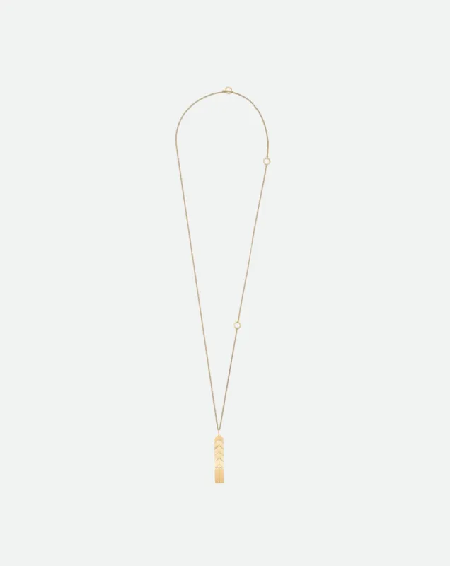 Кулон Плоский колосок made by Bevza