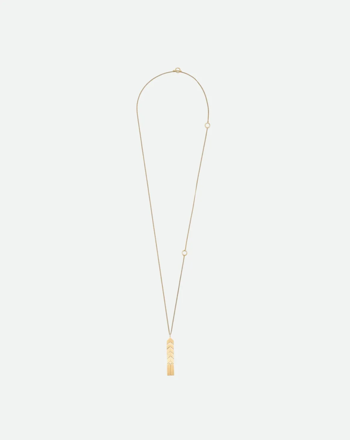 Кулон плоский колосок sold by Bevza