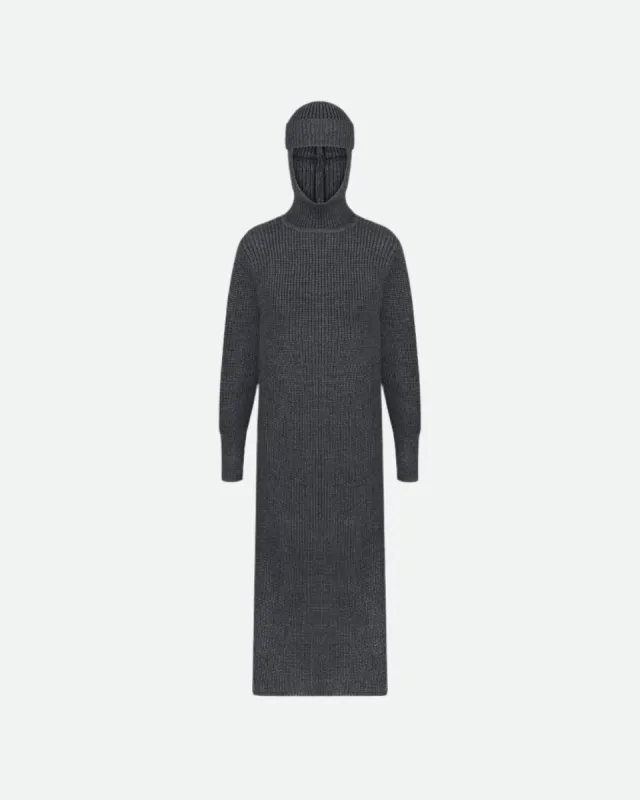 Knyahynya knee-length balaclava dress made by Bevza