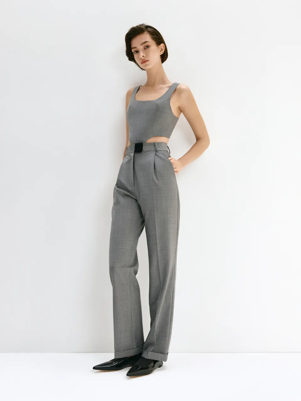 Брюки з високою посадкою sold by Bevza