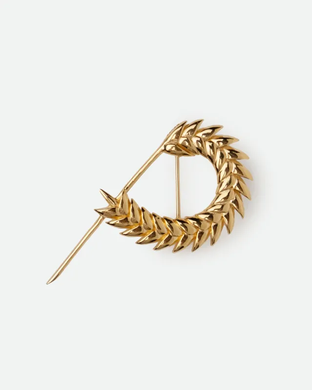 Велика брошка Колосок made by Bevza