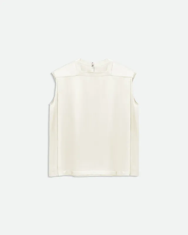 SQUARE NECK TOP made by Bevza