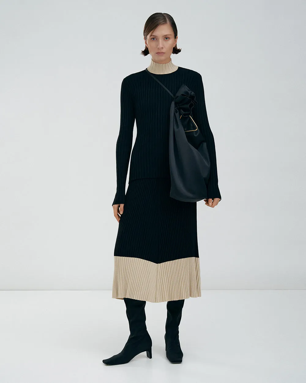 KNITTED MIDI SKIRT sold by Bevza product image thumbnail 2